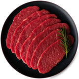 Prime Range Fresh Plain Beef Schnitzel Raw View – Tender Beef Slices